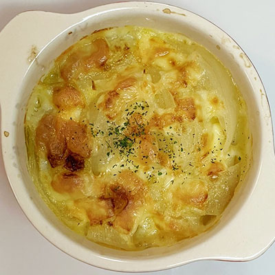 玉ねぎのグラタン
