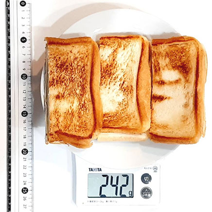 食パン3枚分のチーズサンドイッチ