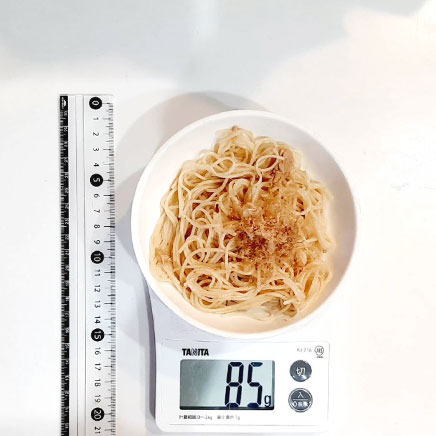 深皿(中)1皿分のツナのそうめんチャンプルー