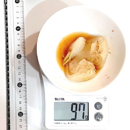 1/2個分の玉ねぎのレンジ蒸し