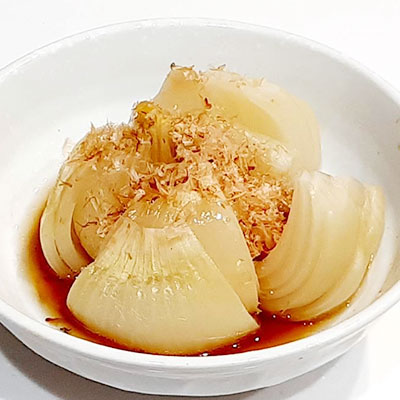 玉ねぎのレンジ蒸し
