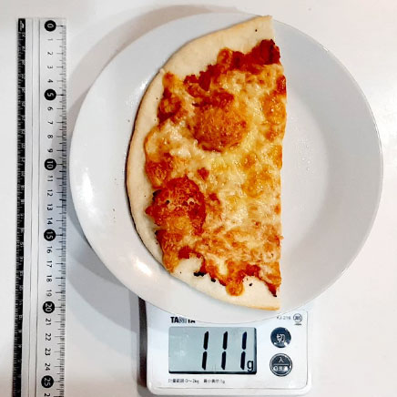 1/2枚分の明太子ピザ