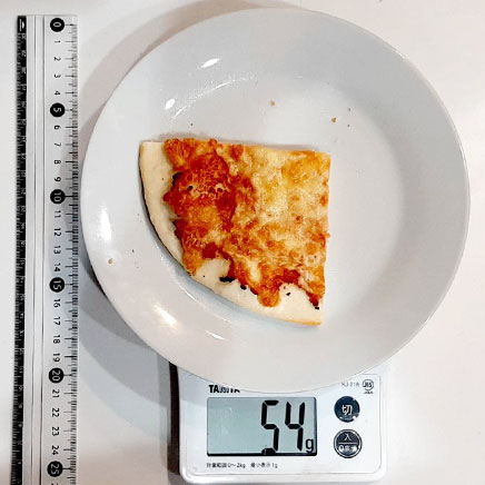 1/4枚分の明太子ピザ