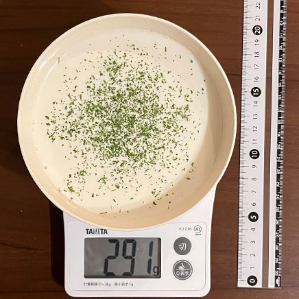 中鉢1杯分のじゃがいものムース