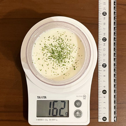 小鉢1杯分のじゃがいものムース