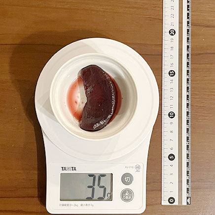 1切れ分のりんごのワイン煮