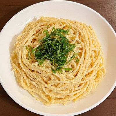 明太子の冷製パスタ
