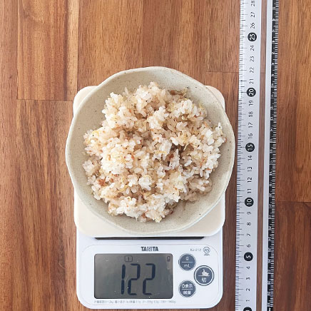 深皿（小）1皿分の梅じゃこチャーハン