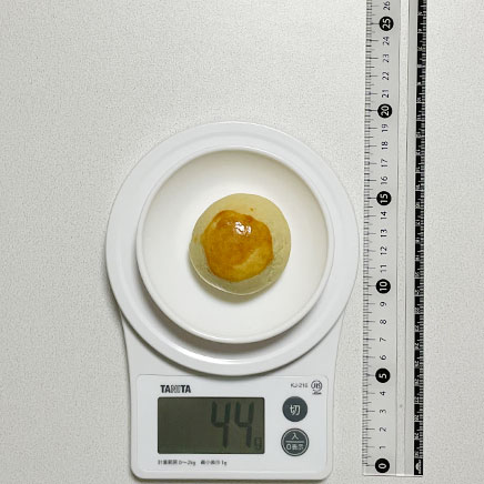 1個分のクッキーまんじゅう