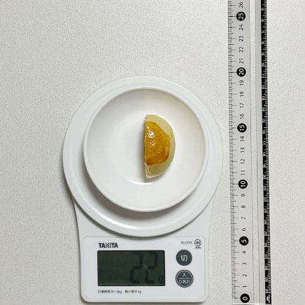 1/2個分のクッキーまんじゅう