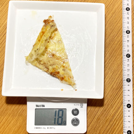 1/2枚分のライスペーパーガレット