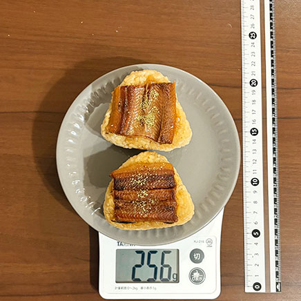 2個分のうなぎおにぎり