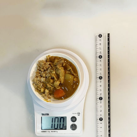 深皿（小）1皿分のオートミールカレー