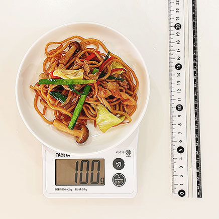 小皿1皿分のオイスターソース焼きそば