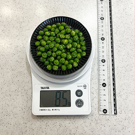 小皿1皿分のえんどう豆の煮物