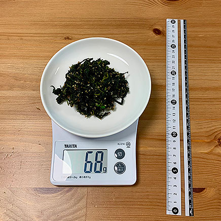 小皿1皿分のシソの佃煮