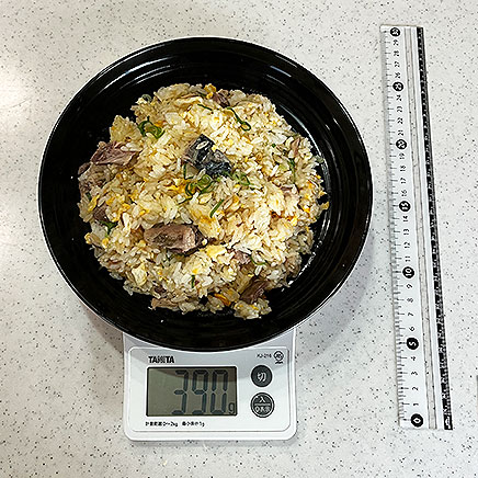 大皿1皿分のサバチャーハン