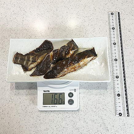 1切れ分のカレイのソテー