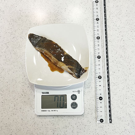 3切れ分のカレイのソテー