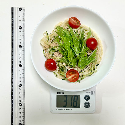 大皿1皿分のサラダそうめん