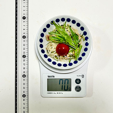 小皿1皿分のサラダそうめん