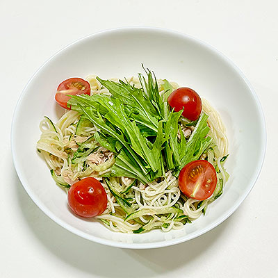 サラダそうめん