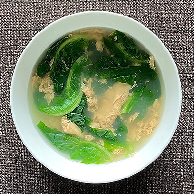 サラダ菜スープ