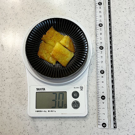 1/4枚分のじゃがいもとチーズのチヂミ