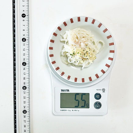 小皿1皿分のしらたきのクリームパスタ風