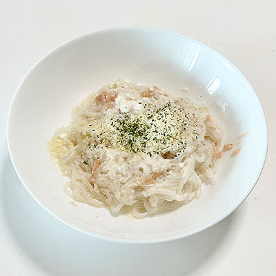 しらたきのクリームパスタ風