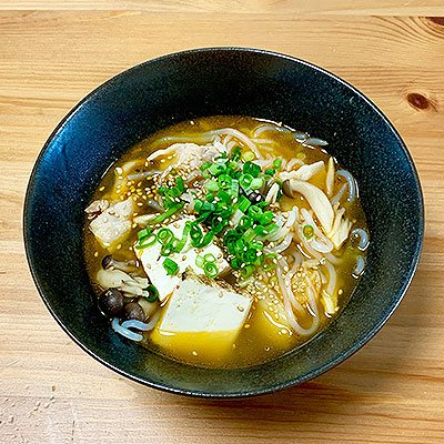 しらたきの豚キムチスープ