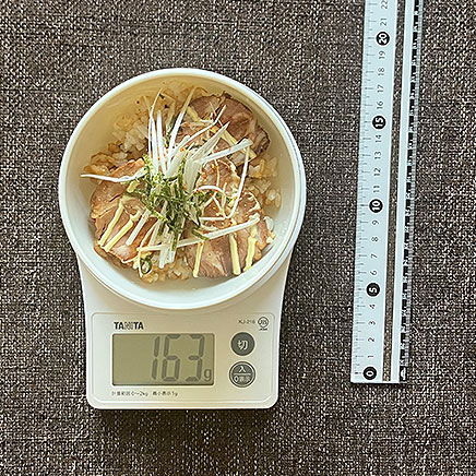 小丼一杯分のチャーシューマヨ丼