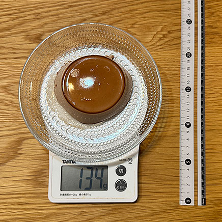 デザートカップ（大）1個分のチョコババロア