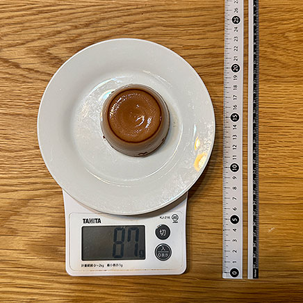 デザートカップ（中）1個分のチョコババロア