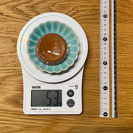 デザートカップ（小）1個分のチョコババロア