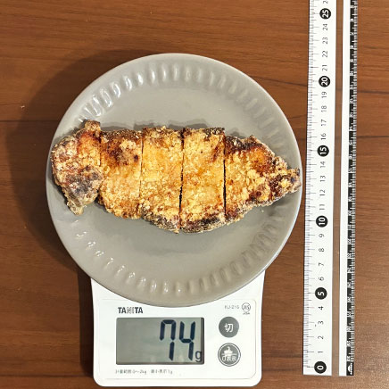 豚ロース1枚分の豚肉の山賊焼き