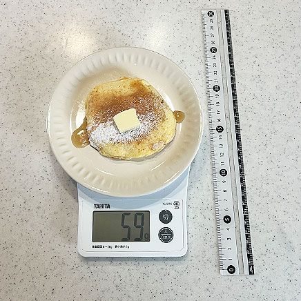 1枚分のパンケーキ