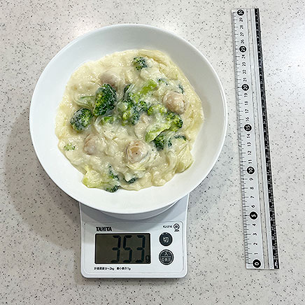 深皿(大)1皿分のほたてのクリーム煮