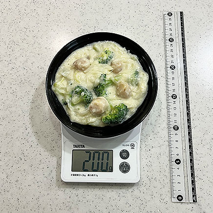 深皿(中)1皿分のほたてのクリーム煮