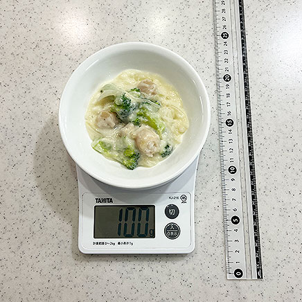 深皿(小)1皿分のほたてのクリーム煮