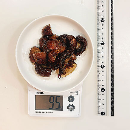 中皿1皿分のマッシュルームソテー