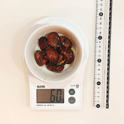 深皿1皿分のマッシュルームソテー