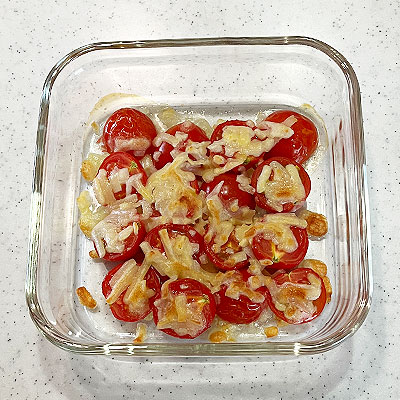 ミニトマトのチーズ焼き