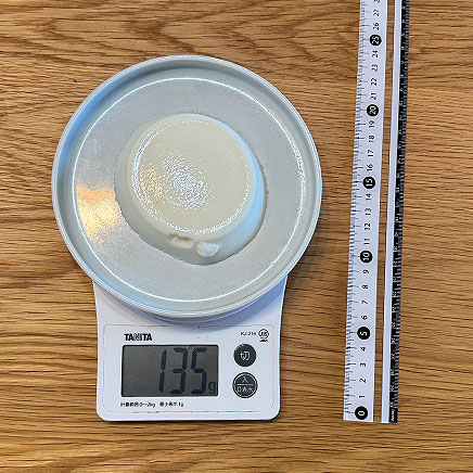 デザートカップ（大）1個分のヨーグルトババロア