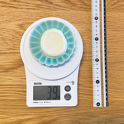 デザートカップ（小）1個分のヨーグルトババロア