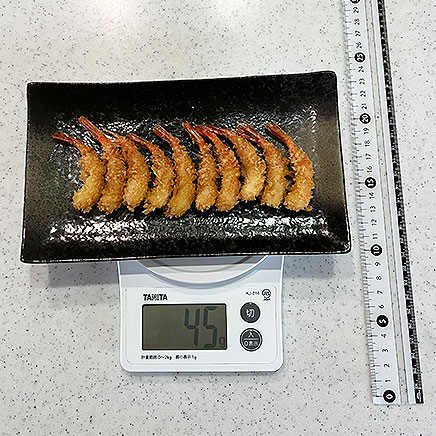 10尾分の甘エビのフライ