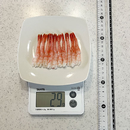 10尾分の甘エビの刺身