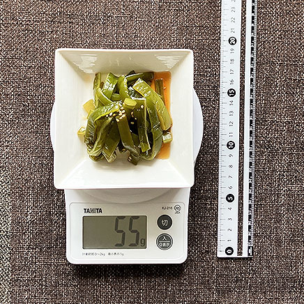 小皿(中)1皿分の茎わかめのナムル