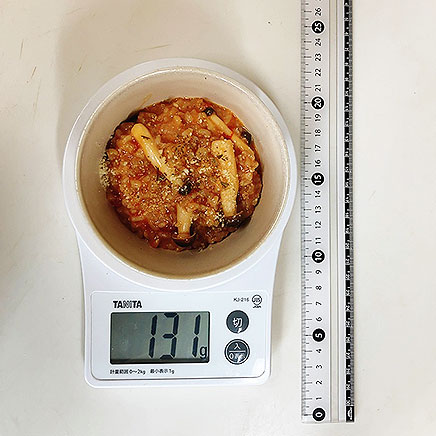 小皿1皿分の玄米のトマトリゾット