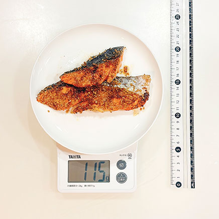 1.5切れ分の鮭のごま焼き